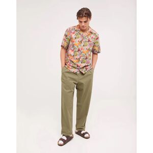 Dr. Denim Men's Khaki Pants Aston Outdoors Active Size L Elastic Waist